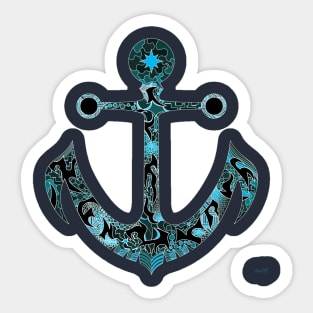 Nautic Anchor Sticker